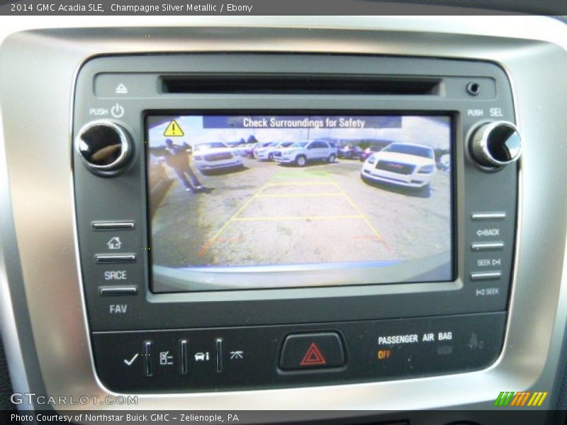 Champagne Silver Metallic / Ebony 2014 GMC Acadia SLE