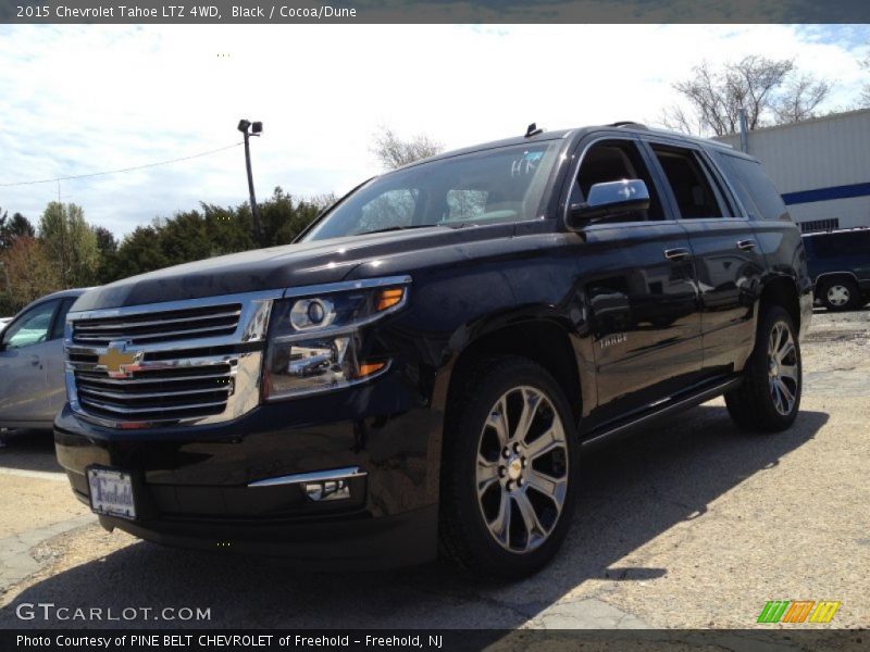 Black / Cocoa/Dune 2015 Chevrolet Tahoe LTZ 4WD
