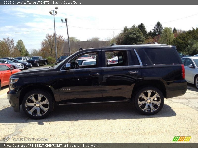 Black / Cocoa/Dune 2015 Chevrolet Tahoe LTZ 4WD