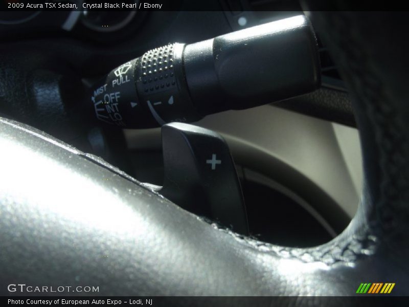 Crystal Black Pearl / Ebony 2009 Acura TSX Sedan