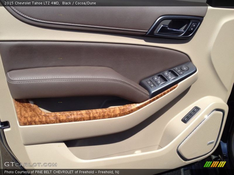 Black / Cocoa/Dune 2015 Chevrolet Tahoe LTZ 4WD