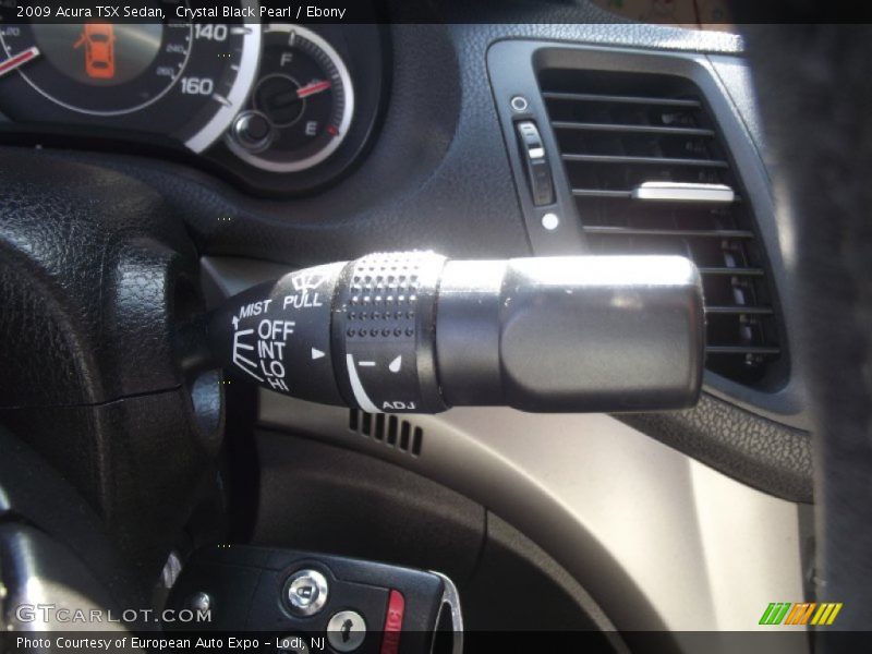 Crystal Black Pearl / Ebony 2009 Acura TSX Sedan