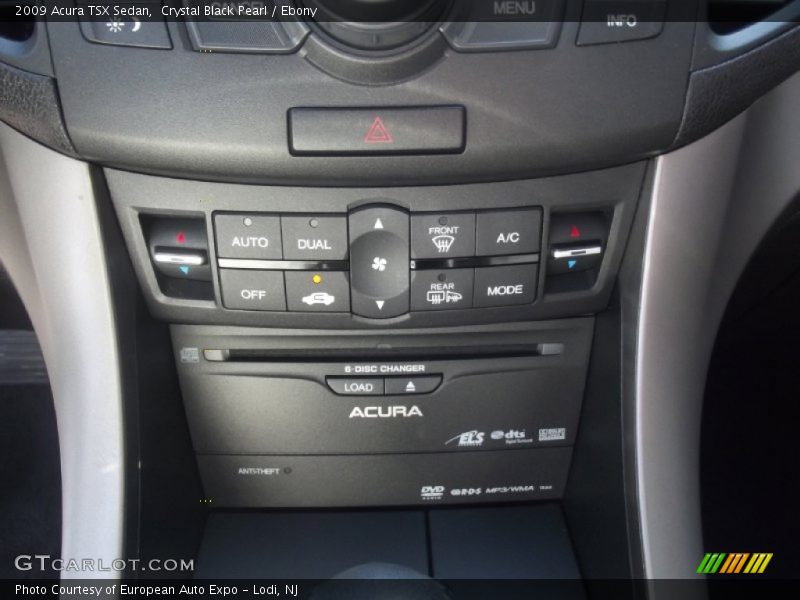 Crystal Black Pearl / Ebony 2009 Acura TSX Sedan