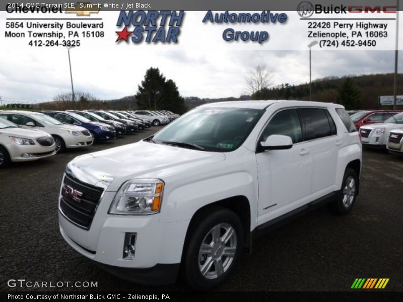 Summit White / Jet Black 2014 GMC Terrain SLE