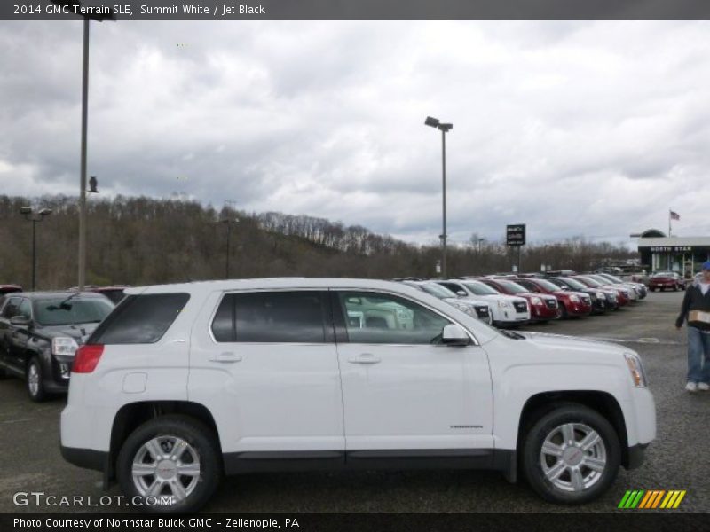 Summit White / Jet Black 2014 GMC Terrain SLE