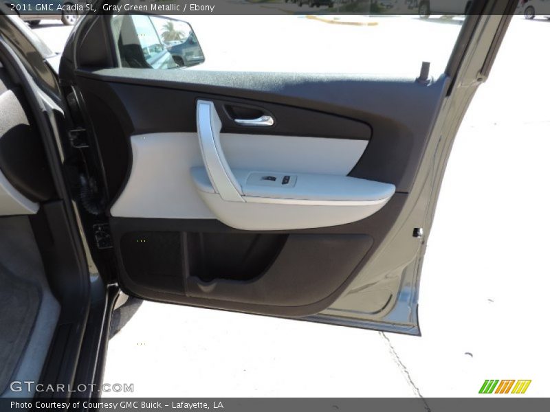 Gray Green Metallic / Ebony 2011 GMC Acadia SL