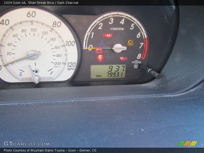 Silver Streak Mica / Dark Charcoal 2004 Scion xA