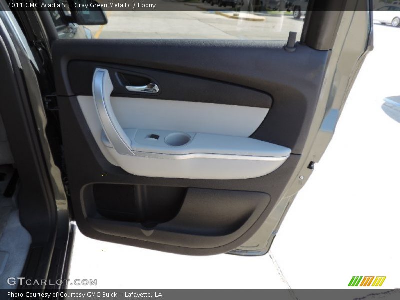 Gray Green Metallic / Ebony 2011 GMC Acadia SL