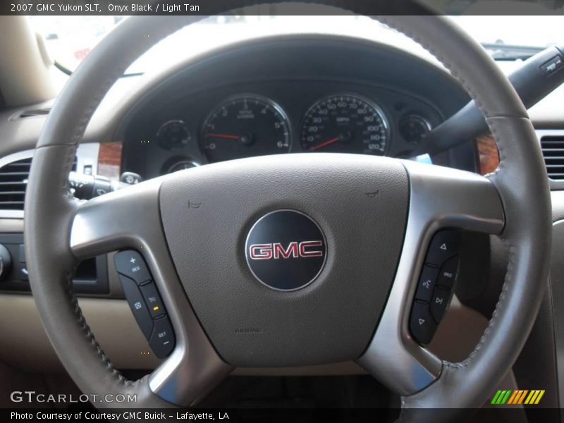 Onyx Black / Light Tan 2007 GMC Yukon SLT