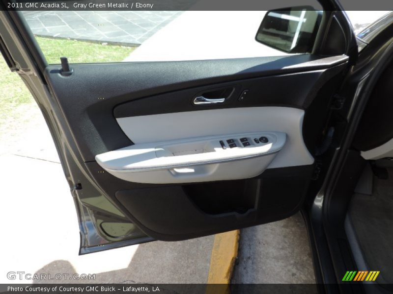 Gray Green Metallic / Ebony 2011 GMC Acadia SL