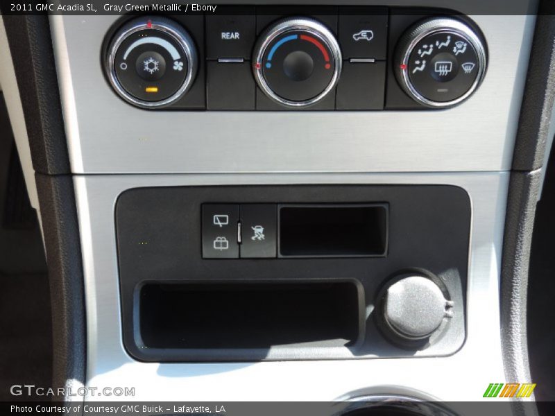 Gray Green Metallic / Ebony 2011 GMC Acadia SL