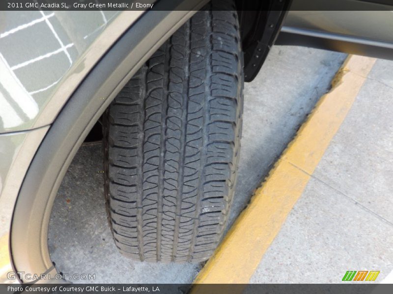Gray Green Metallic / Ebony 2011 GMC Acadia SL
