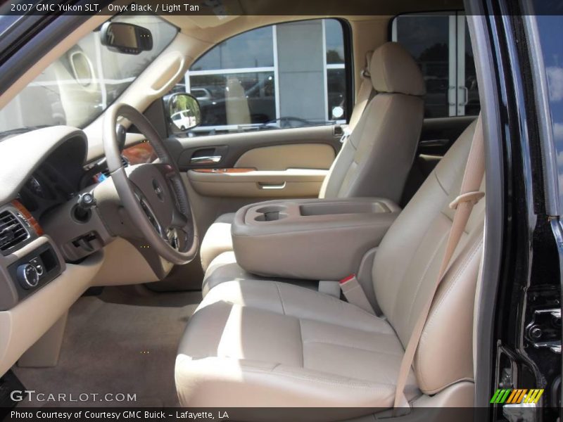 Onyx Black / Light Tan 2007 GMC Yukon SLT