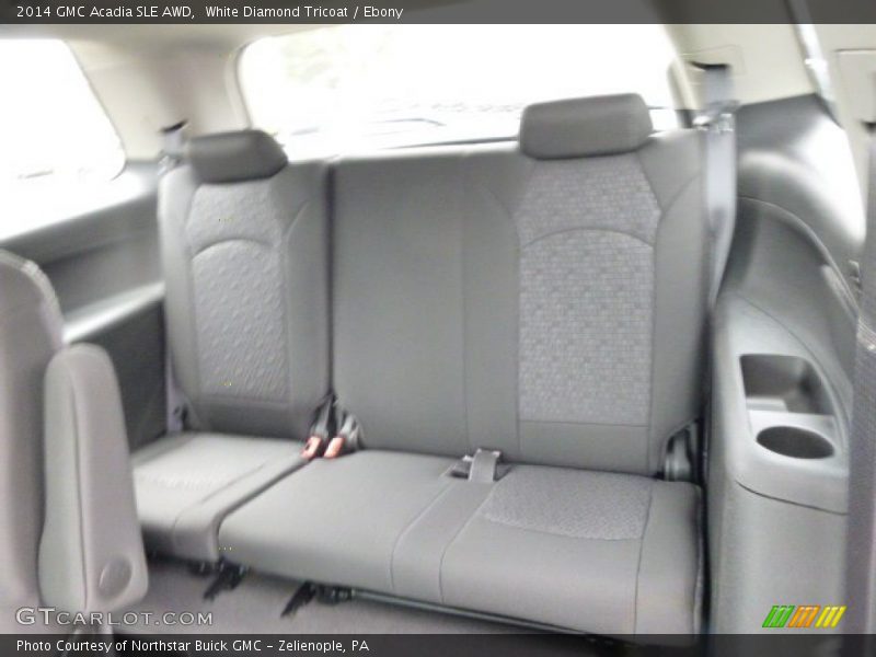 White Diamond Tricoat / Ebony 2014 GMC Acadia SLE AWD