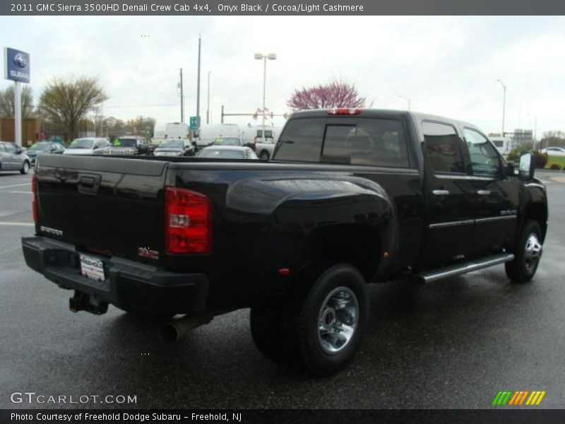 Onyx Black / Cocoa/Light Cashmere 2011 GMC Sierra 3500HD Denali Crew Cab 4x4