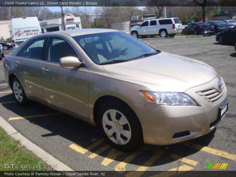Desert Sand Metallic / Bisque 2009 Toyota Camry LE