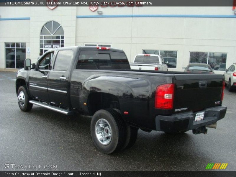 Onyx Black / Cocoa/Light Cashmere 2011 GMC Sierra 3500HD Denali Crew Cab 4x4