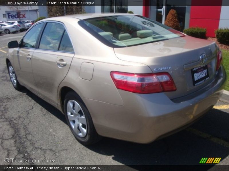 Desert Sand Metallic / Bisque 2009 Toyota Camry LE