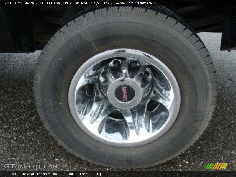 Onyx Black / Cocoa/Light Cashmere 2011 GMC Sierra 3500HD Denali Crew Cab 4x4