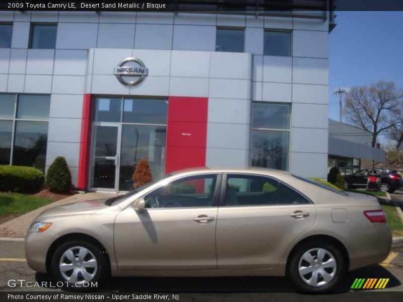 Desert Sand Metallic / Bisque 2009 Toyota Camry LE