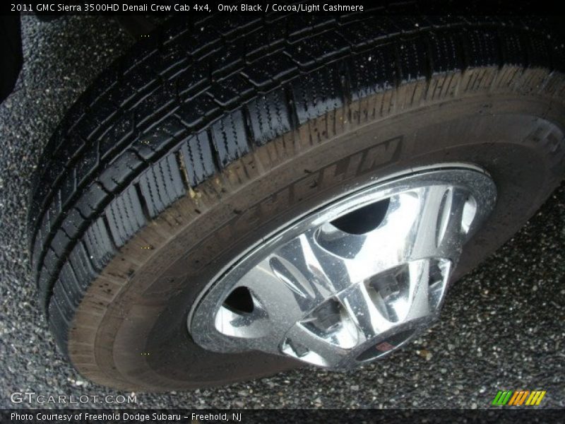 Onyx Black / Cocoa/Light Cashmere 2011 GMC Sierra 3500HD Denali Crew Cab 4x4