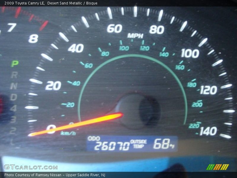 Desert Sand Metallic / Bisque 2009 Toyota Camry LE