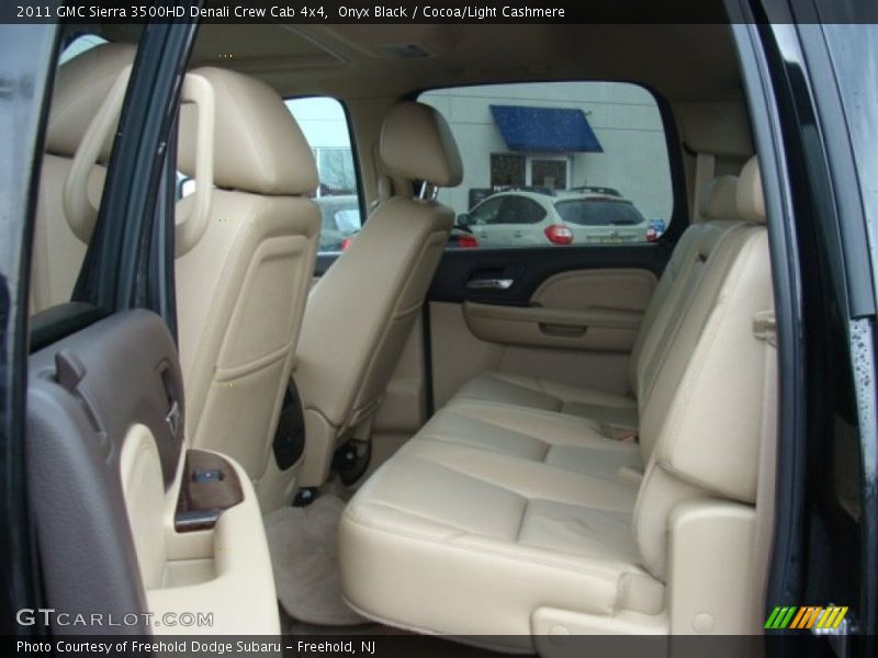 Onyx Black / Cocoa/Light Cashmere 2011 GMC Sierra 3500HD Denali Crew Cab 4x4