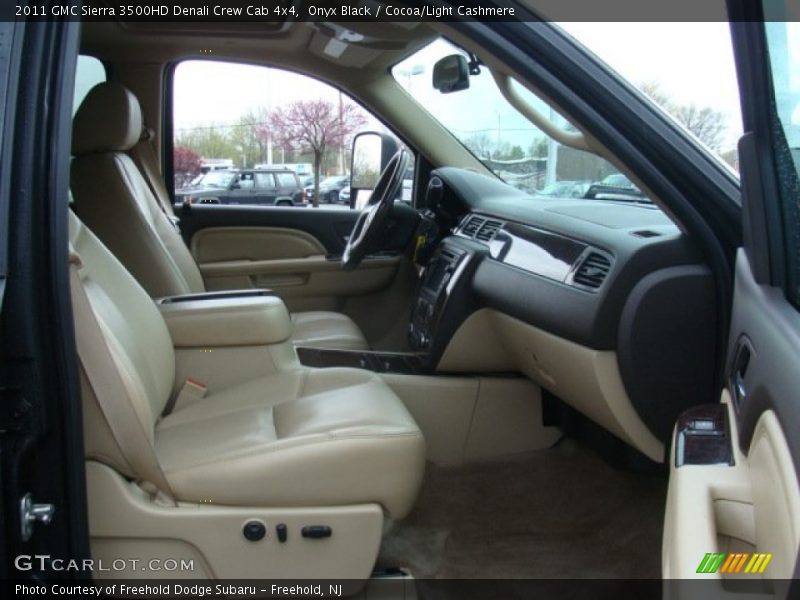 Onyx Black / Cocoa/Light Cashmere 2011 GMC Sierra 3500HD Denali Crew Cab 4x4