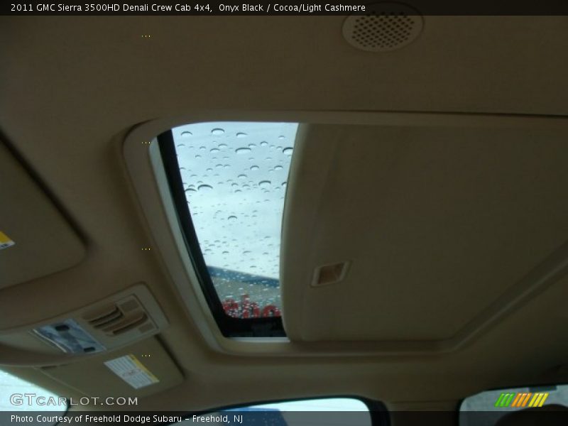 Onyx Black / Cocoa/Light Cashmere 2011 GMC Sierra 3500HD Denali Crew Cab 4x4