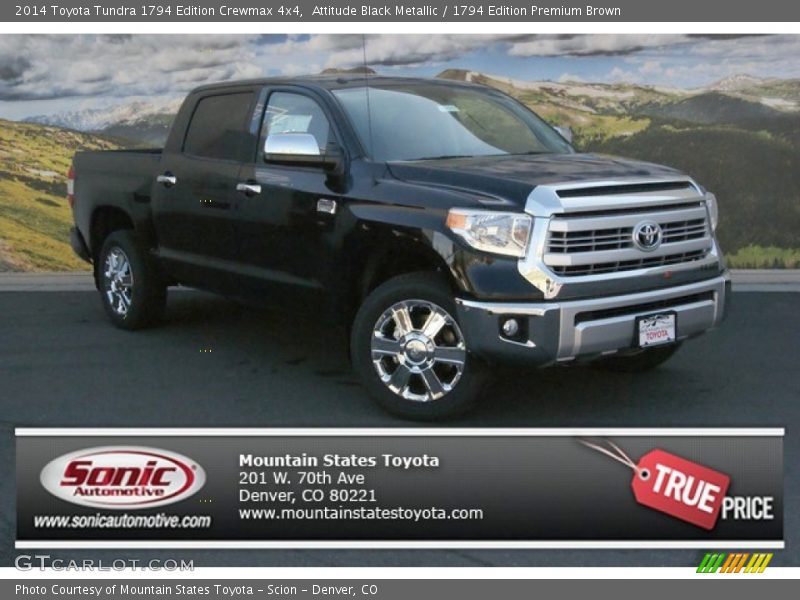 Attitude Black Metallic / 1794 Edition Premium Brown 2014 Toyota Tundra 1794 Edition Crewmax 4x4