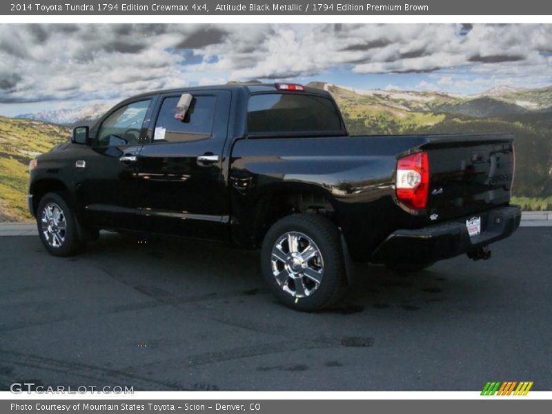 Attitude Black Metallic / 1794 Edition Premium Brown 2014 Toyota Tundra 1794 Edition Crewmax 4x4