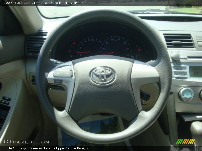 Desert Sand Metallic / Bisque 2009 Toyota Camry LE