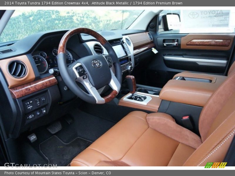 Attitude Black Metallic / 1794 Edition Premium Brown 2014 Toyota Tundra 1794 Edition Crewmax 4x4