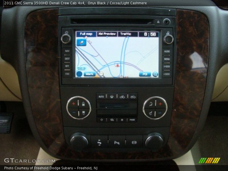 Onyx Black / Cocoa/Light Cashmere 2011 GMC Sierra 3500HD Denali Crew Cab 4x4