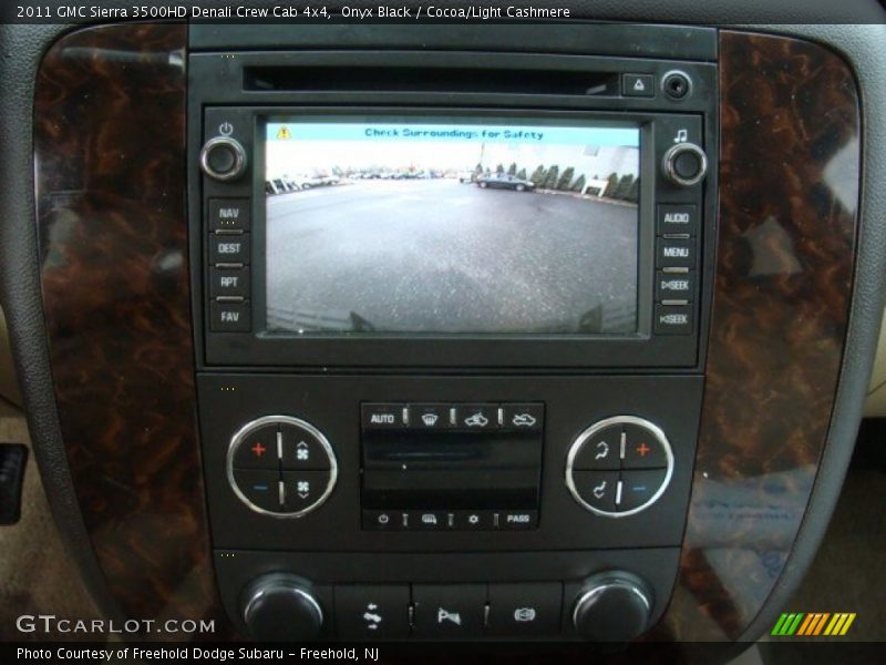 Onyx Black / Cocoa/Light Cashmere 2011 GMC Sierra 3500HD Denali Crew Cab 4x4