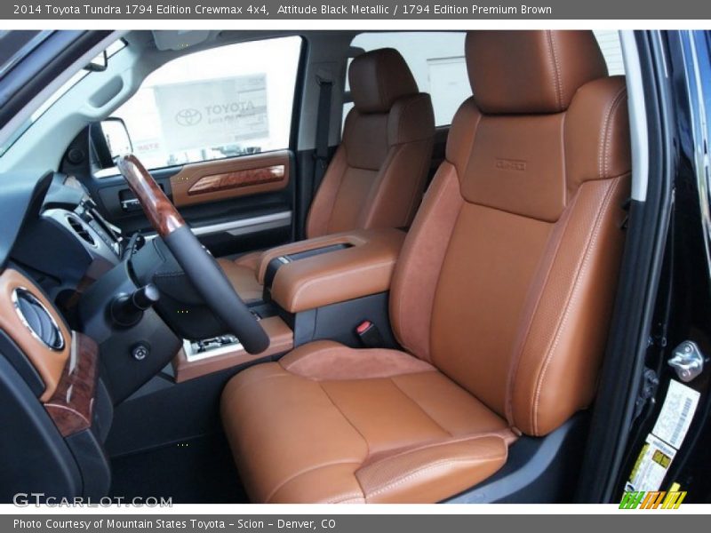 Attitude Black Metallic / 1794 Edition Premium Brown 2014 Toyota Tundra 1794 Edition Crewmax 4x4