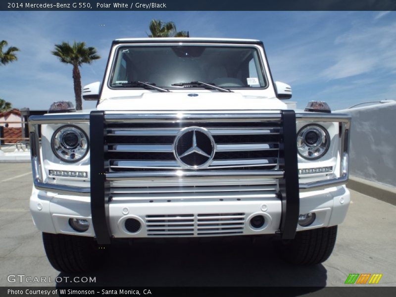 Polar White / Grey/Black 2014 Mercedes-Benz G 550