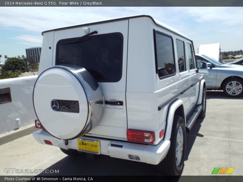 Polar White / Grey/Black 2014 Mercedes-Benz G 550