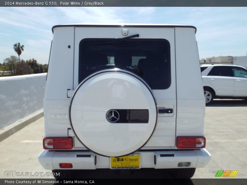 Polar White / Grey/Black 2014 Mercedes-Benz G 550