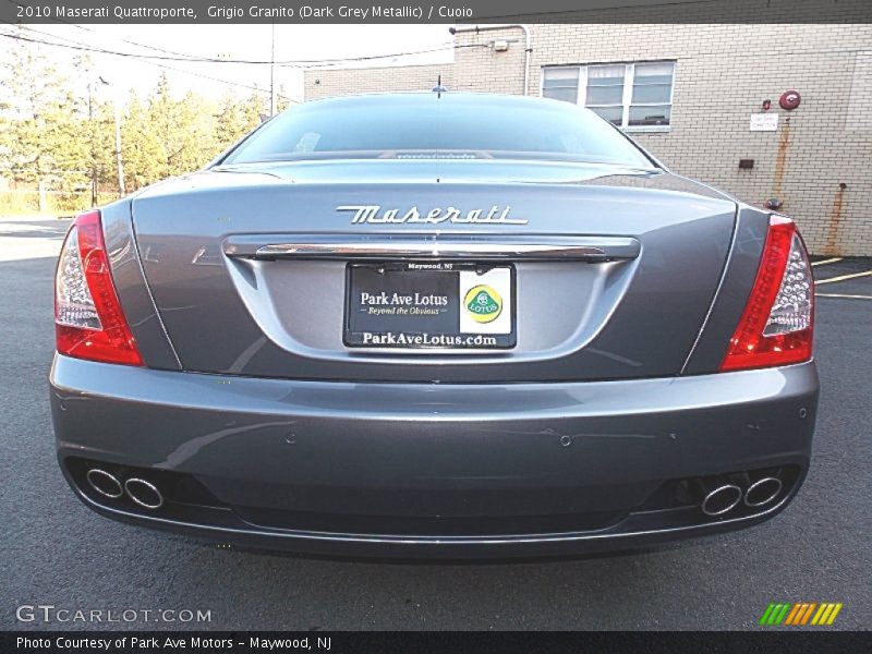 Grigio Granito (Dark Grey Metallic) / Cuoio 2010 Maserati Quattroporte