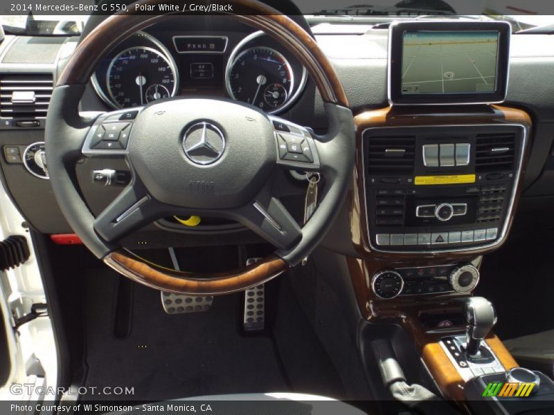 Polar White / Grey/Black 2014 Mercedes-Benz G 550