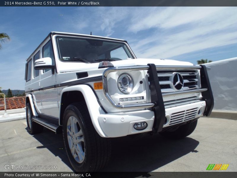 Polar White / Grey/Black 2014 Mercedes-Benz G 550