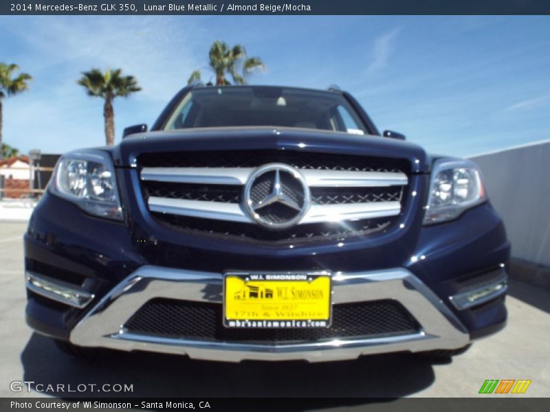 Lunar Blue Metallic / Almond Beige/Mocha 2014 Mercedes-Benz GLK 350