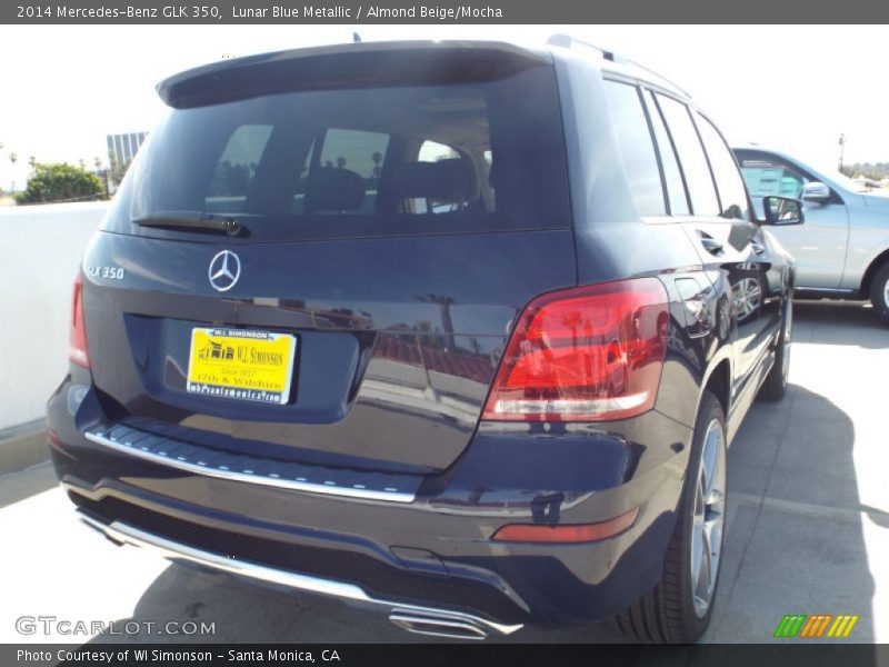 Lunar Blue Metallic / Almond Beige/Mocha 2014 Mercedes-Benz GLK 350
