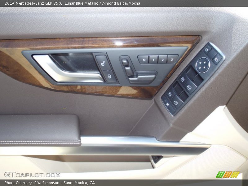 Lunar Blue Metallic / Almond Beige/Mocha 2014 Mercedes-Benz GLK 350