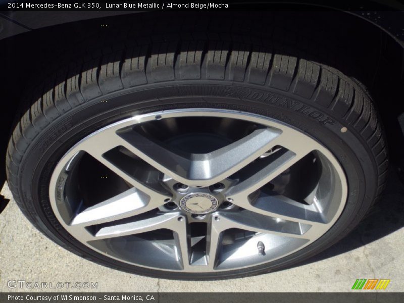 Lunar Blue Metallic / Almond Beige/Mocha 2014 Mercedes-Benz GLK 350