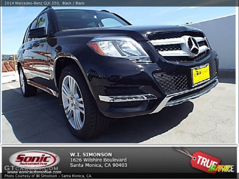 Black / Black 2014 Mercedes-Benz GLK 350