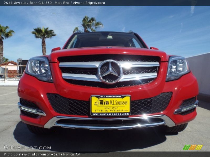 Mars Red / Almond Beige/Mocha 2014 Mercedes-Benz GLK 350