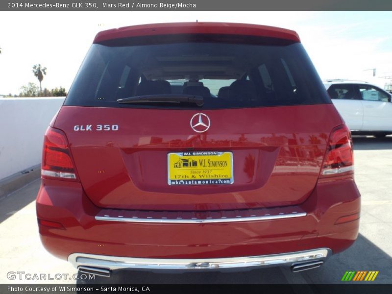 Mars Red / Almond Beige/Mocha 2014 Mercedes-Benz GLK 350