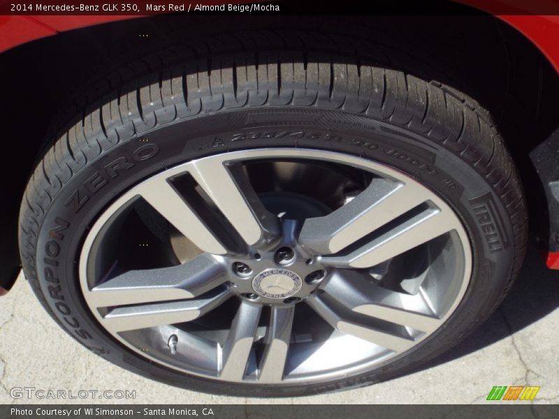 Mars Red / Almond Beige/Mocha 2014 Mercedes-Benz GLK 350